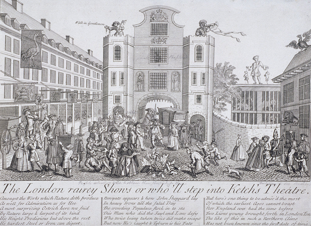 Detail of Newgate, London by Anonymous