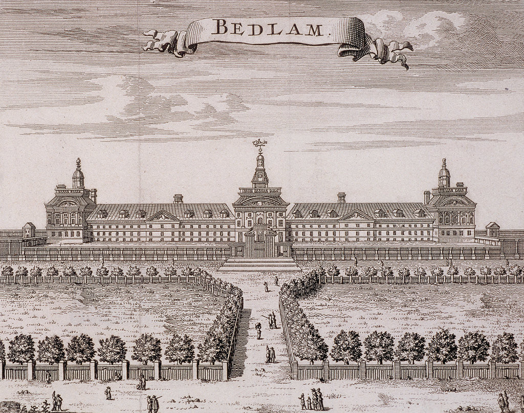 Detail of Old Bethlehem Hospital, London by Anonymous