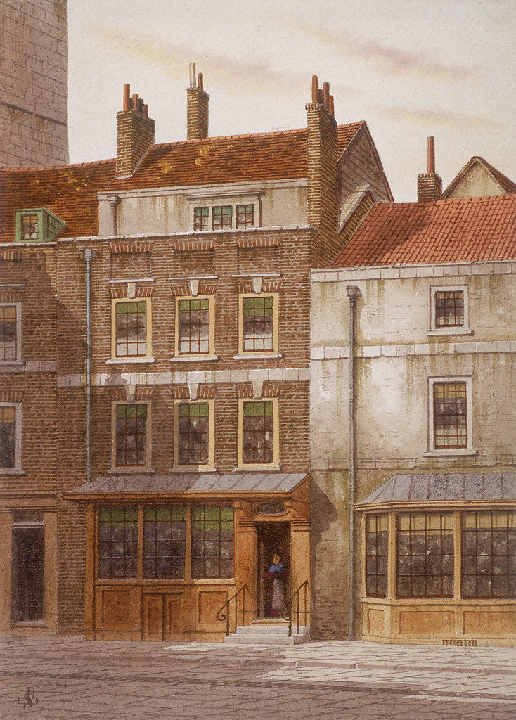 Detail of Plough Court, Lombard Street, London by JL Stewart