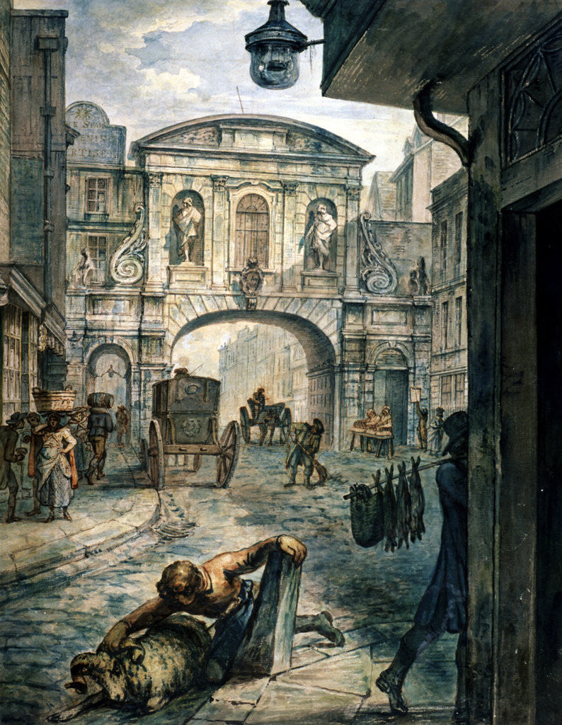 Detail of Temple Bar, London by Anonymous