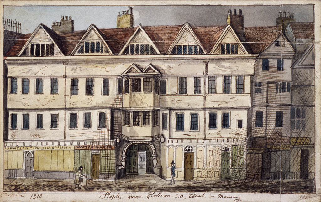 Detail of Staple Inn, London by Daniel Thorn
