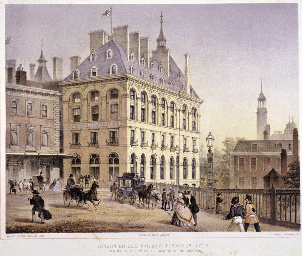 Detail of London Bridge Station, Bermondsey, London by Robert Dudley