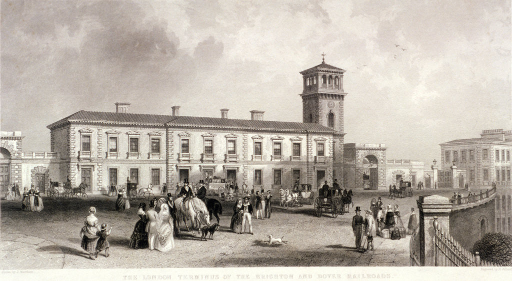 Detail of London Bridge Station, Bermondsey, London by Henry Adlard