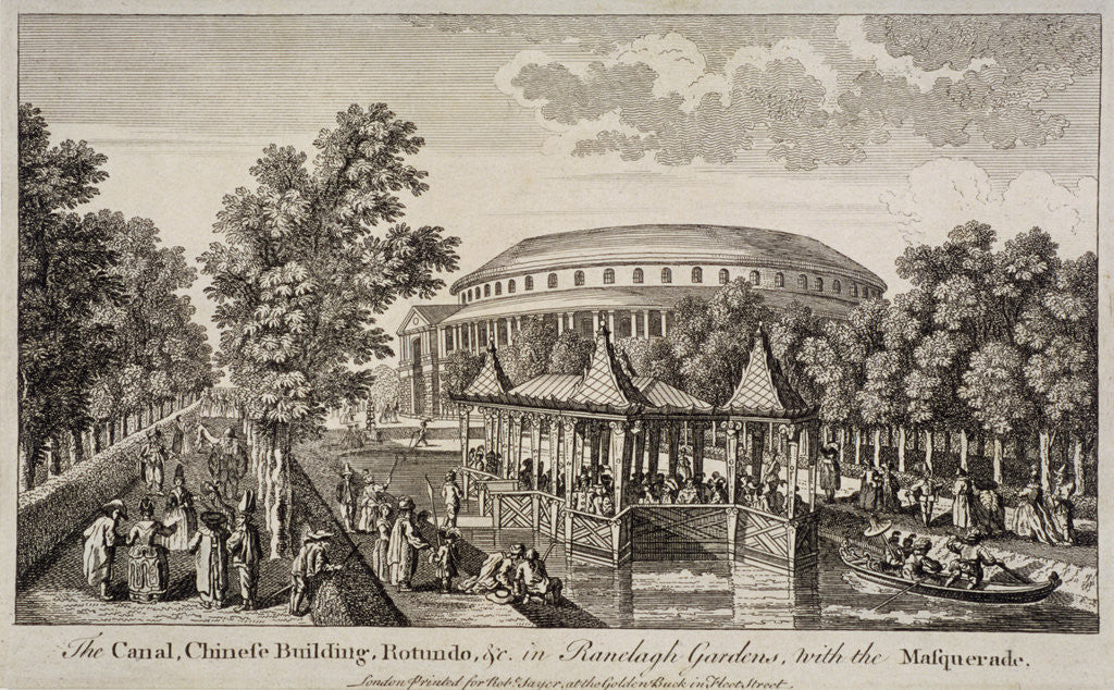 The Chinese Building and Rotunda in Ranelagh Gardens, Chelsea, London by Anonymous