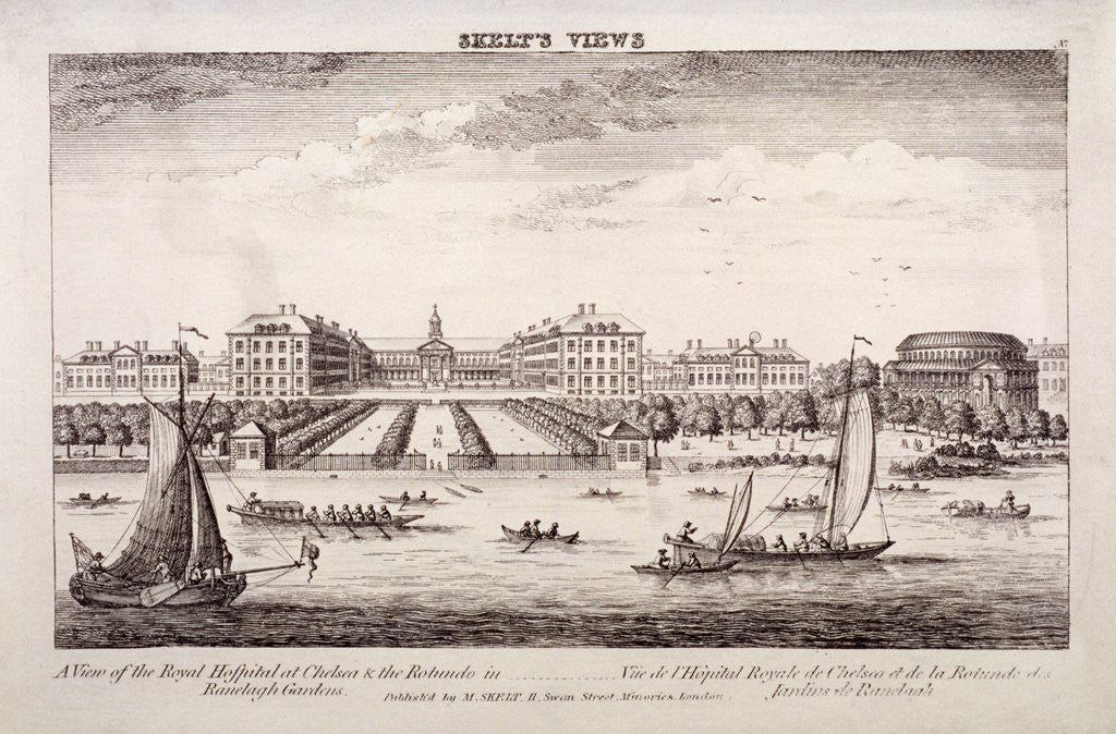 View of the Royal Hospital, Chelsea, London by Anonymous