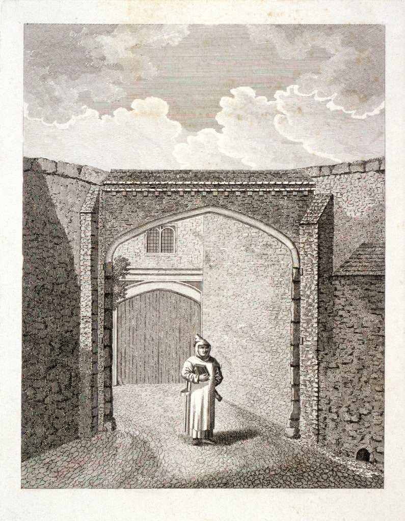 Detail of The gateway at Charterhouse, Finsbury, London by John Barlow