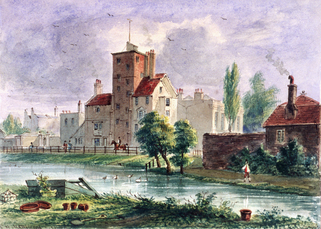 Detail of Canonbury House, Islington, London by CH Matthews