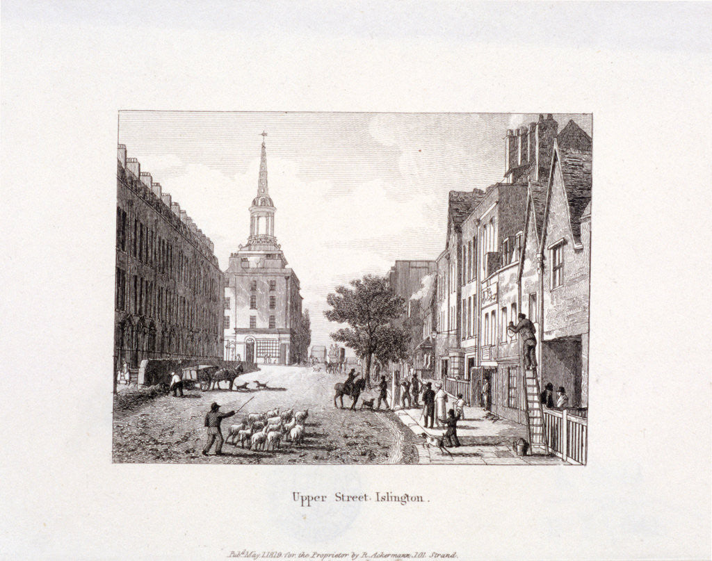 Detail of Upper Street, Islington, London by Anonymous