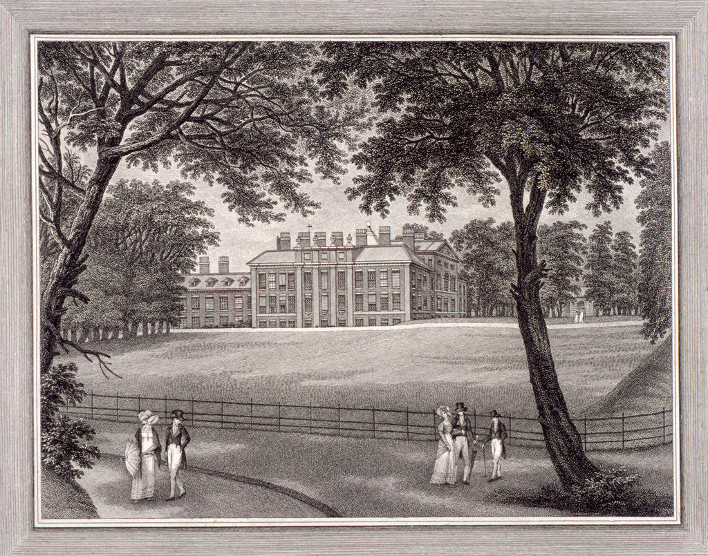 Detail of Kensington Gardens, Kensington, London by T Vivares