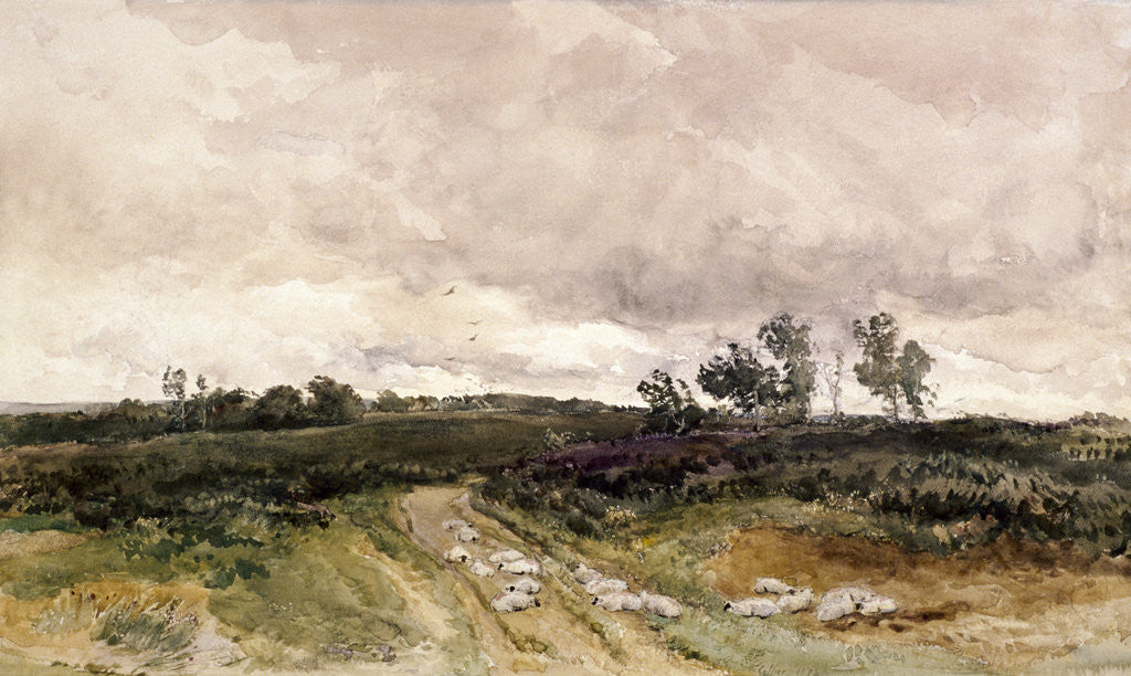 Detail of Moorland Scene by Thomas Collier