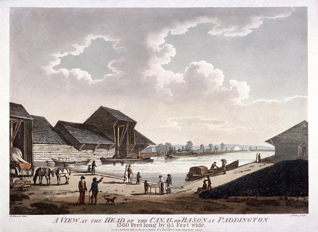 Detail of Bayswater, Paddington, London by J Jeakes