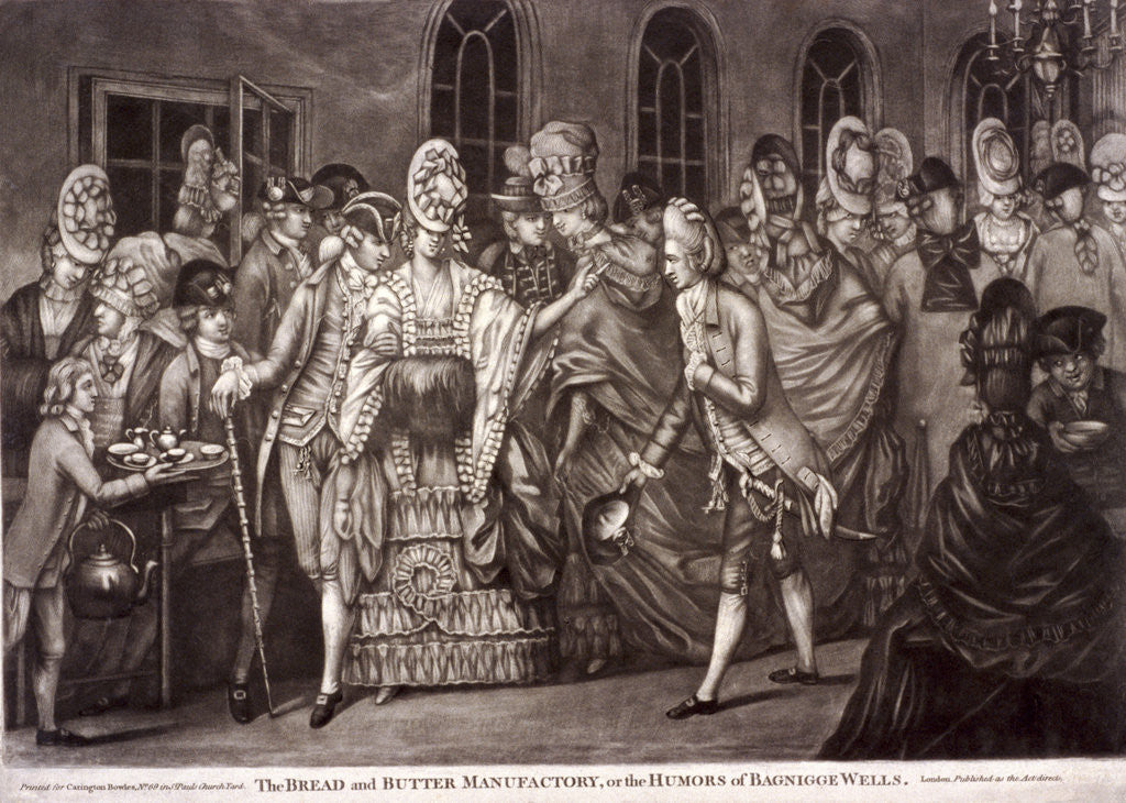 Detail of Bagnigge Wells, St Pancras, London by Anonymous