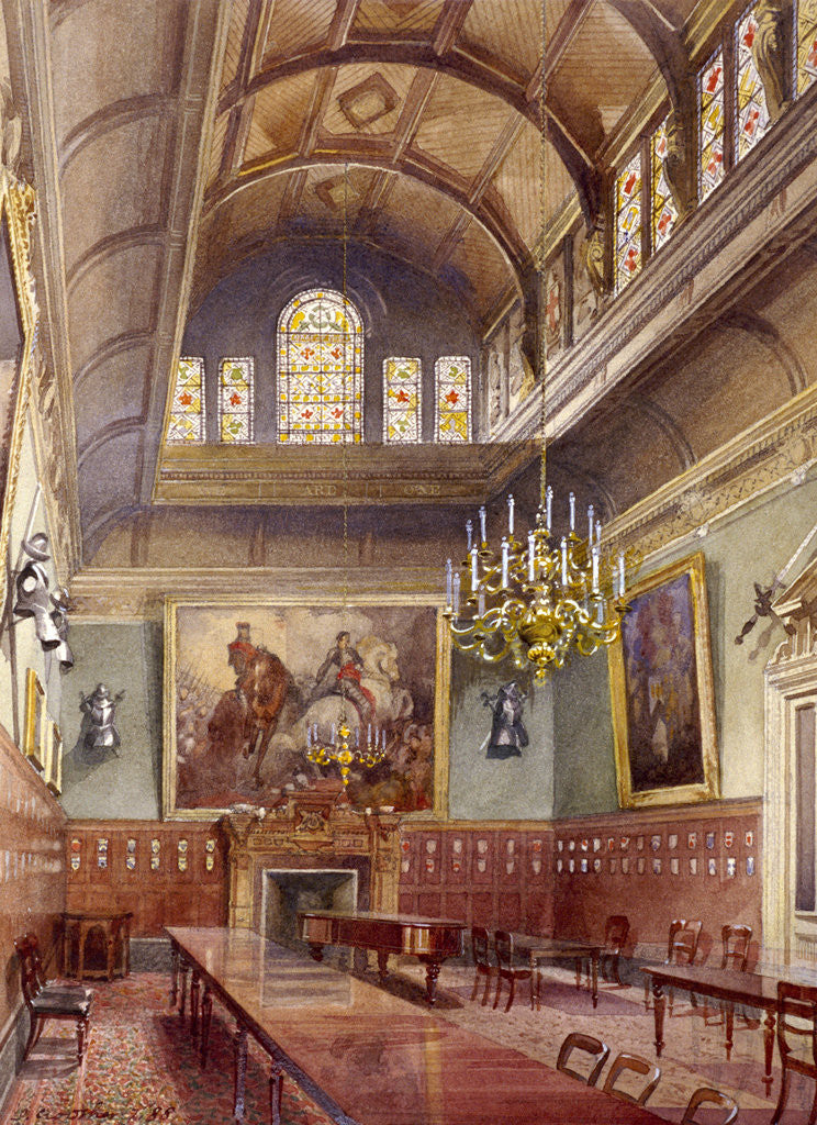 Detail of Armourers' and Brasiers' Hall, London by John Crowther