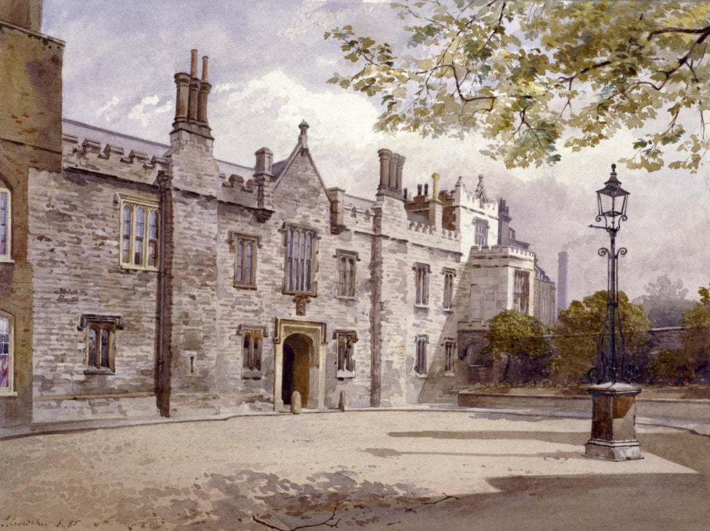 Detail of Master's Lodge, Charterhouse, London by John Crowther