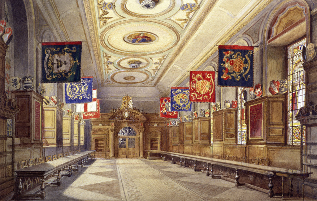 Detail of Interior of Stationers' Hall, London by John Crowther