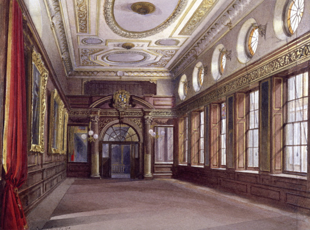 Interior of Tallow Chandlers' Hall, London by John Crowther