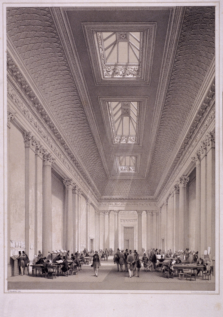 Detail of Hall of Commerce, Threadneedle Street, London by George Hawkins