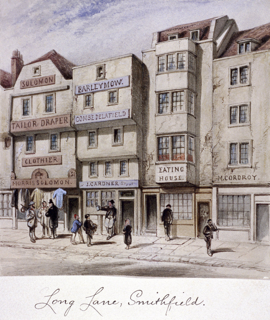 Detail of Long Lane, Smithfield, London by Anonymous