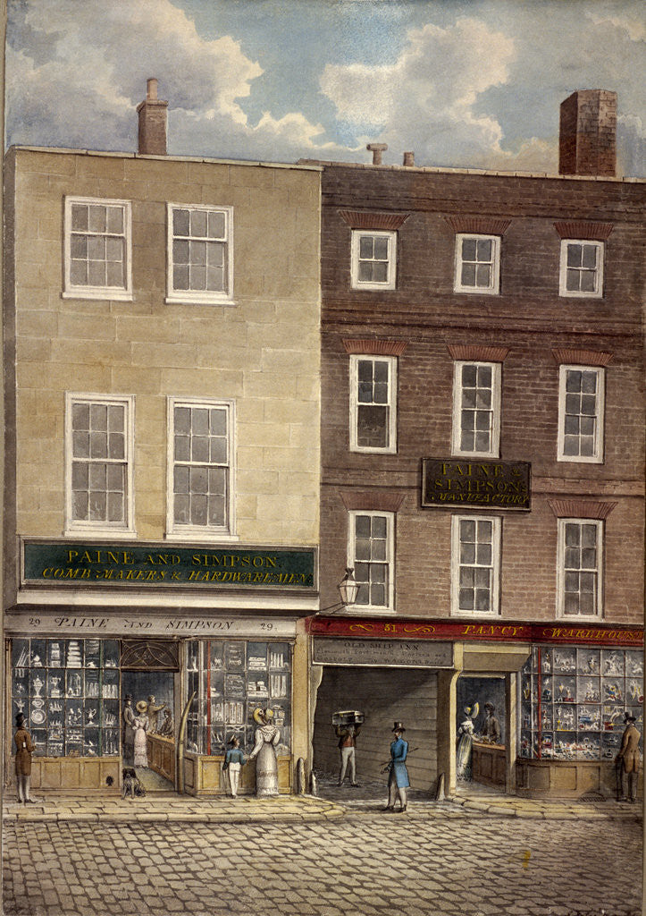 Detail of Borough High Street, London by G Yates