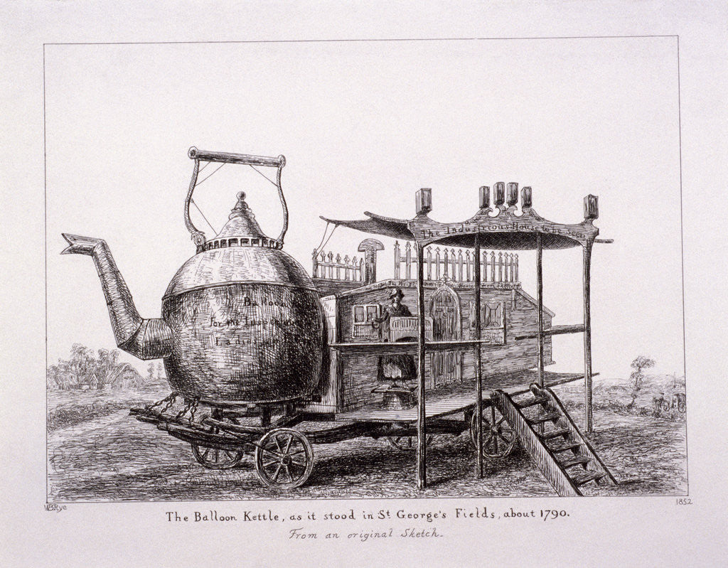 Detail of The Balloon Kettle, St George's Fields, Southwark, London by Anonymous