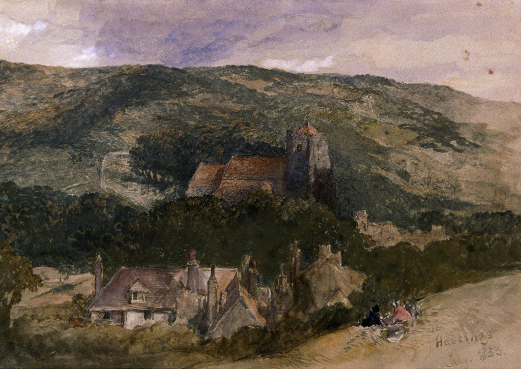 Detail of View at Hastings by Sir John Gilbert