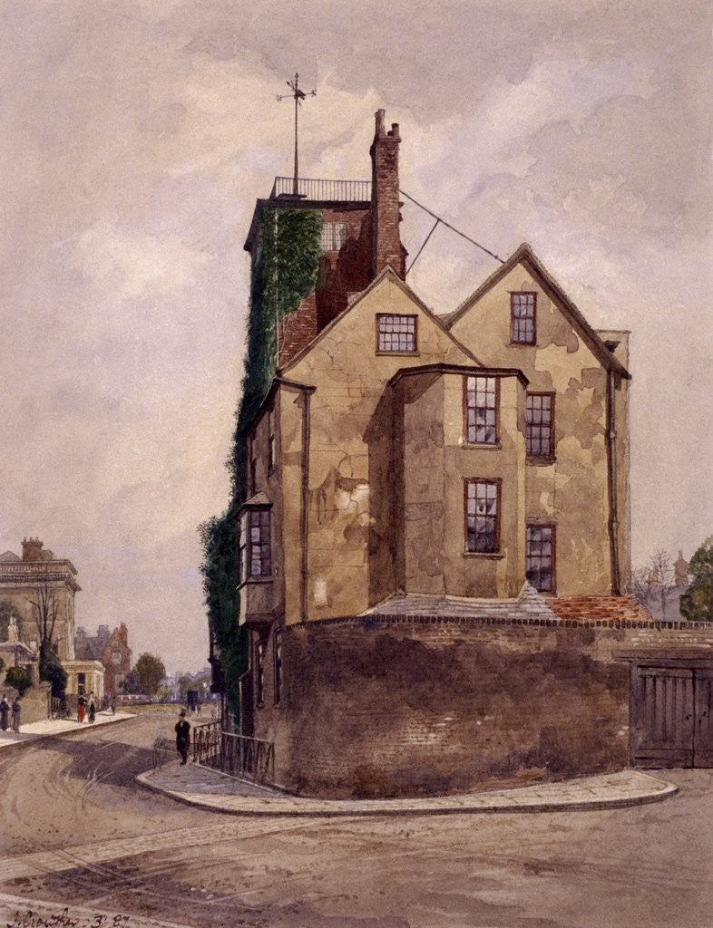 Detail of Canonbury Tower, Islington, London, 1887 by John Crowther