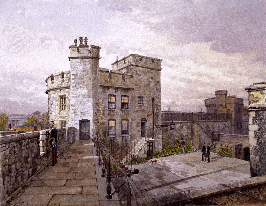 Detail of Tower of London, London by John Crowther