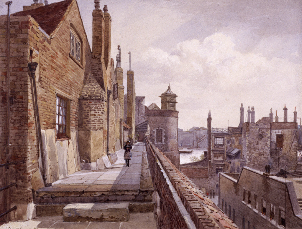 Detail of Tower of London, London by John Crowther