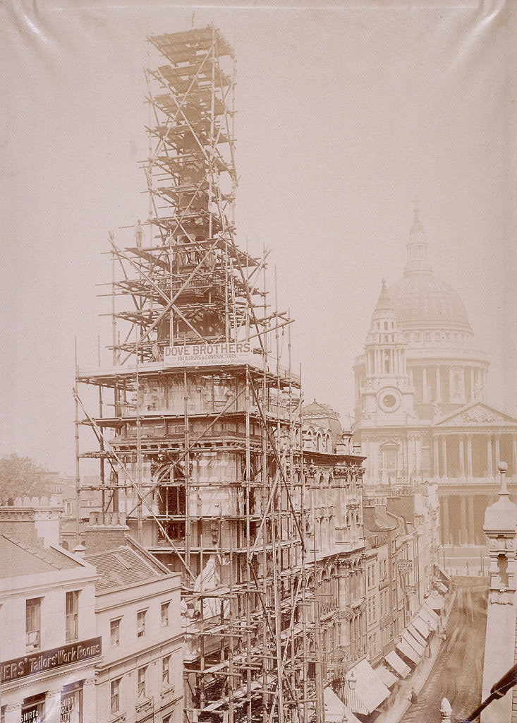 Detail of St Martin within Ludgate, London by Anonymous