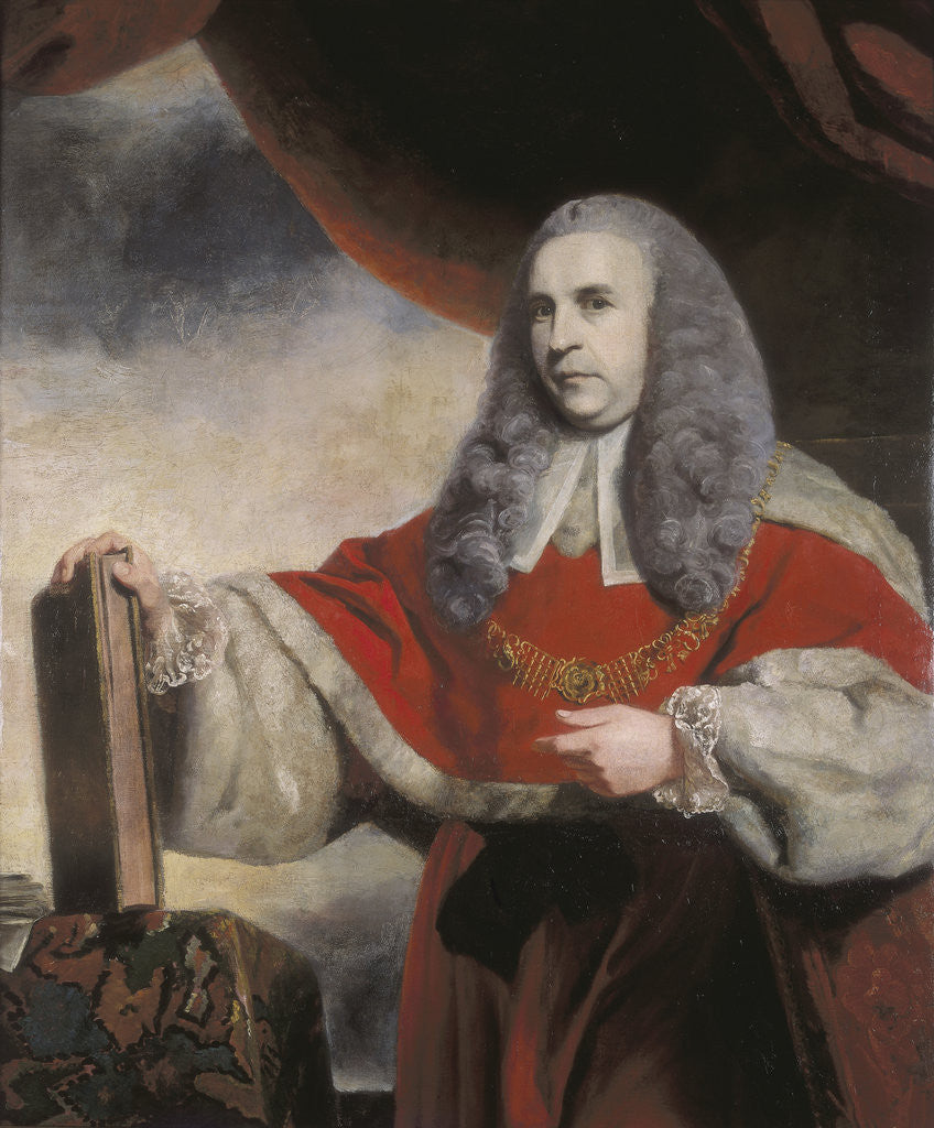 Detail of Sir Charles Pratt. 1764 by Sir Joshua Reynolds