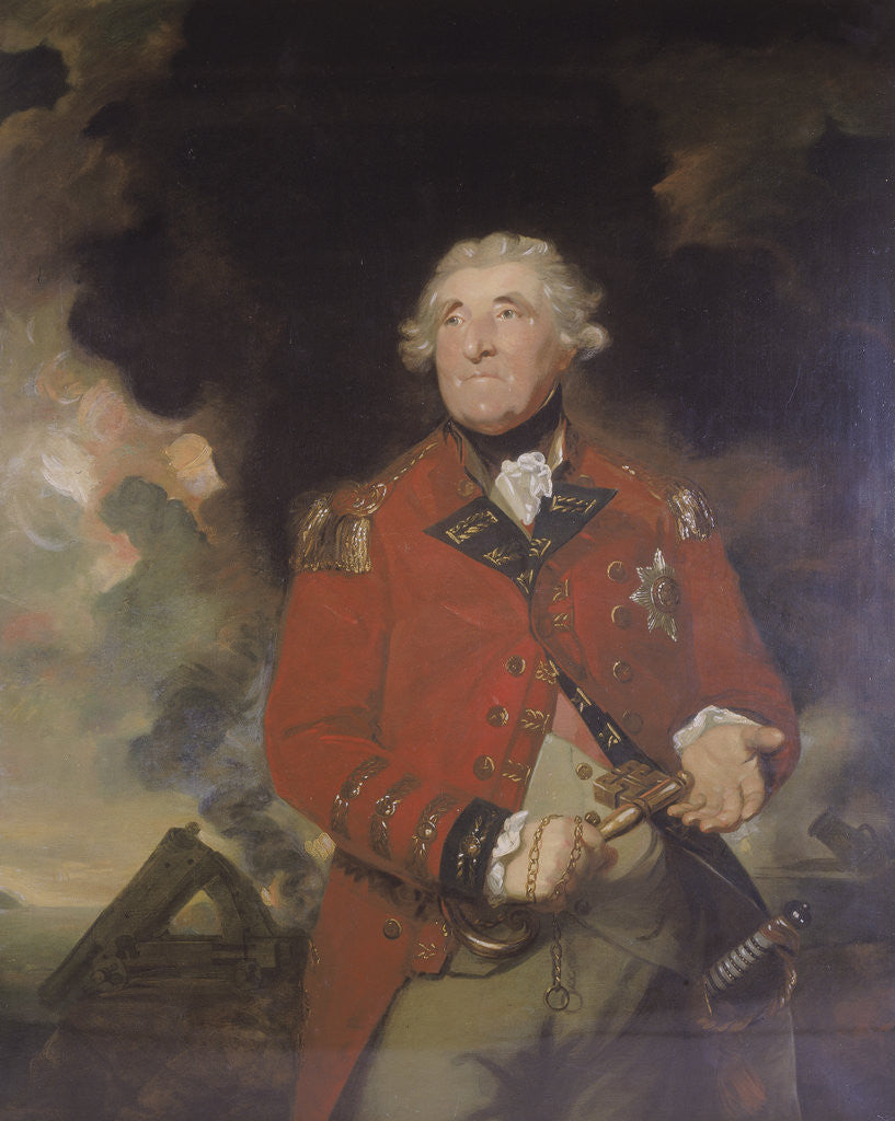 Detail of Lord Heathfield. c1809 by Sir Joshua Reynolds