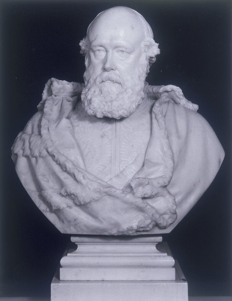 Detail of Marquess of Salisbury by Albert Bruce-Joy