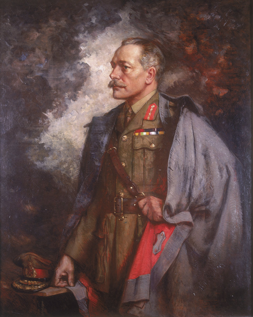 Detail of Field Marshall the Earl Haig by Albert Chevallier Tayler