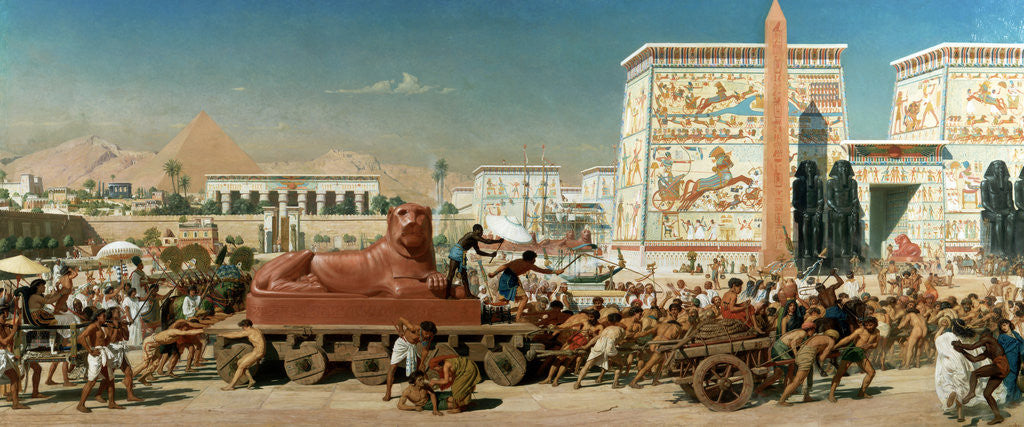 Detail of Israel in Egypt by Edward John Poynter