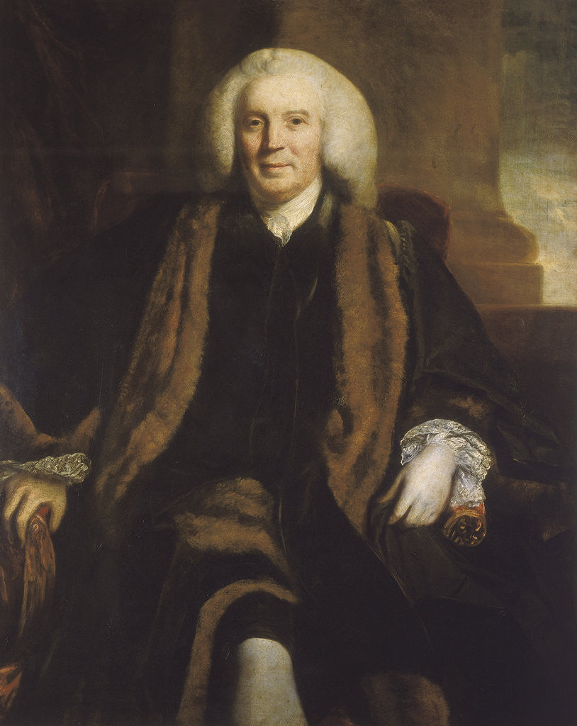 Detail of Sir Thomas Harrison, Chamberlain of London by Sir Joshua Reynolds
