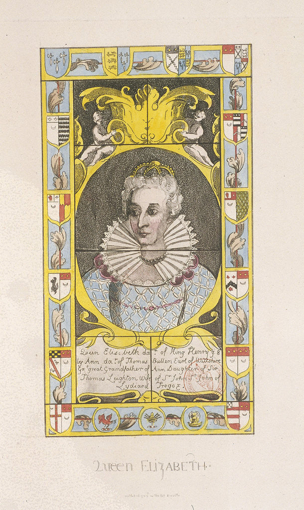 Detail of Queen Elizabeth I by Anonymous