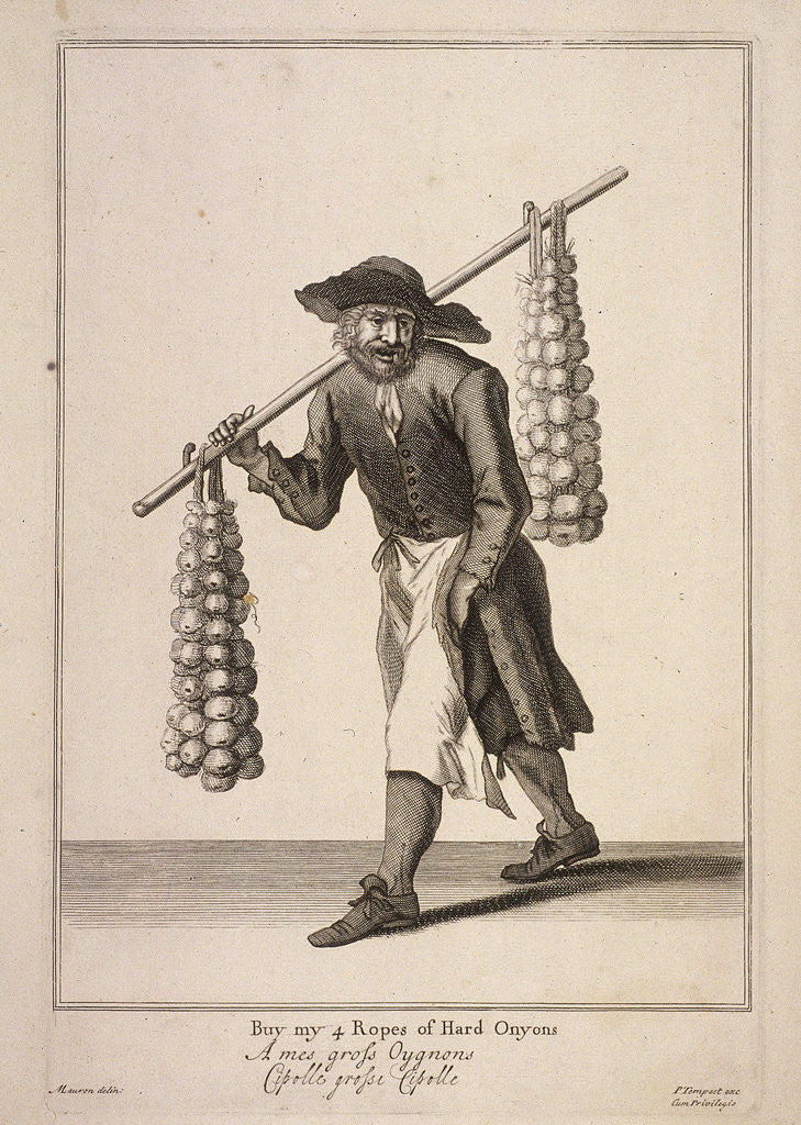 Buy my 4 Ropes of Hard Onyons, Cries of London, (c1688?) by Anonymous