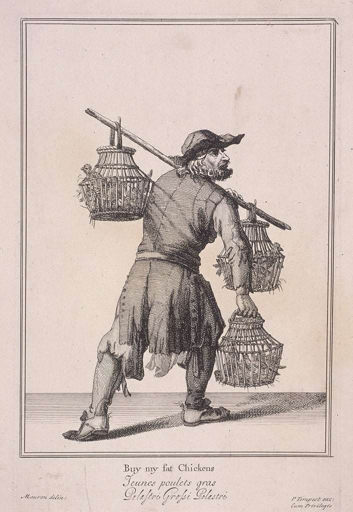 Buy my fat Chickens, Cries of London, (1688?) by Anonymous