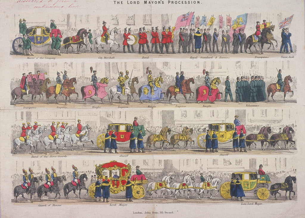Detail of Lord Mayor's Procession by Anonymous