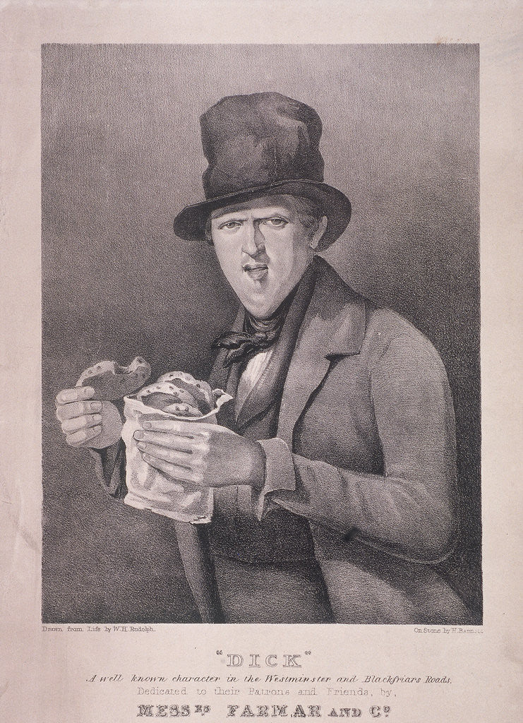 Detail of Dick: A well known character in the Westminster and Blackfriars Roads by H Barnett
