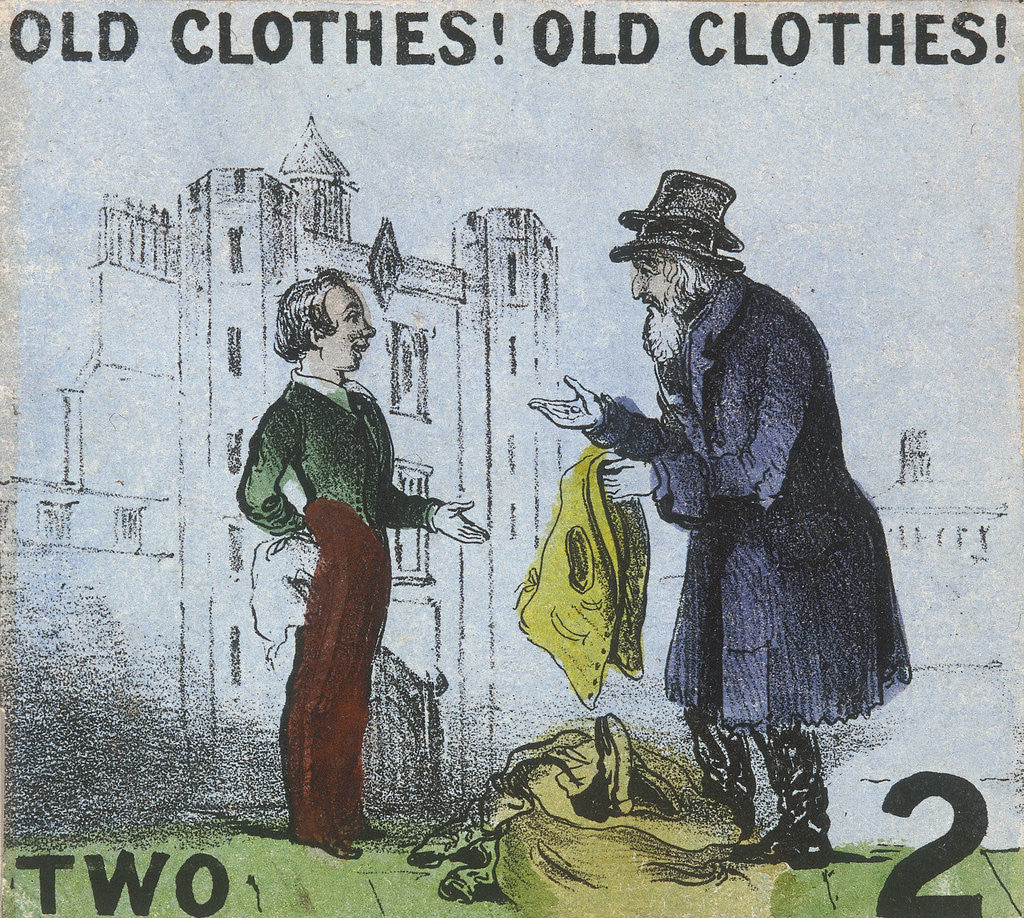 Detail of Old Clothes! Old Clothes!, Cries of London by TH Jones