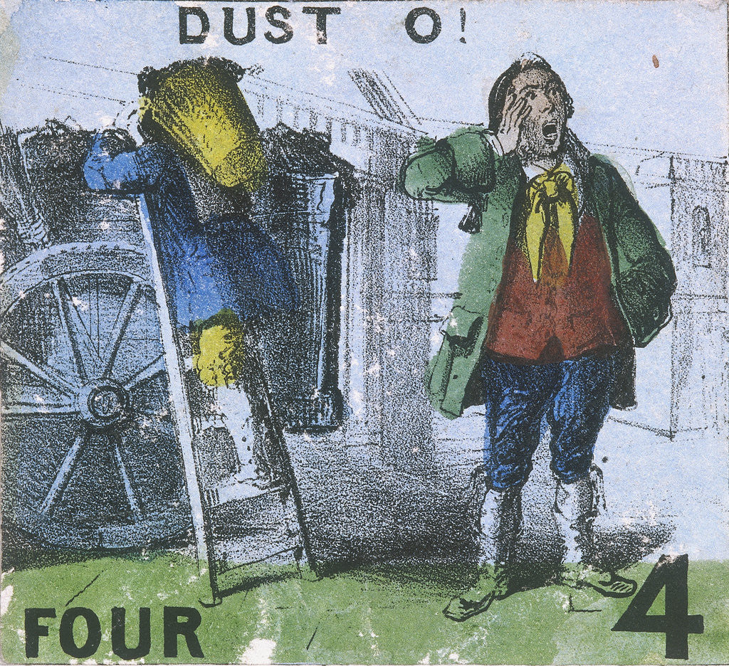 Detail of Dust O!, Cries of London by TH Jones