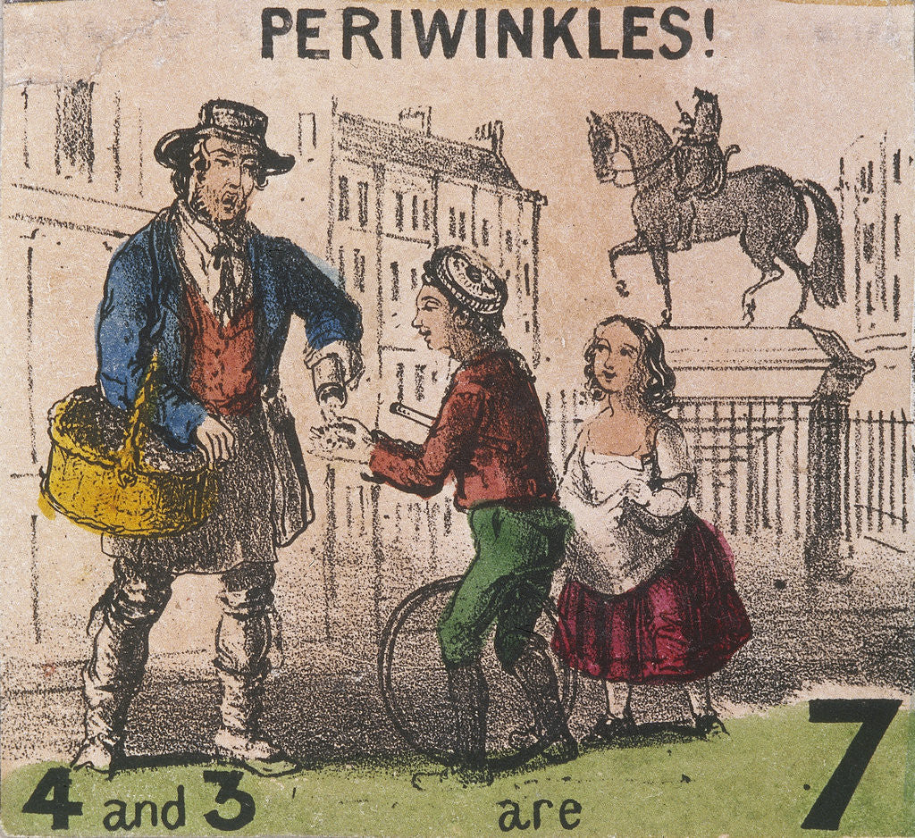 Detail of Periwinkles!, Cries of London by TH Jones