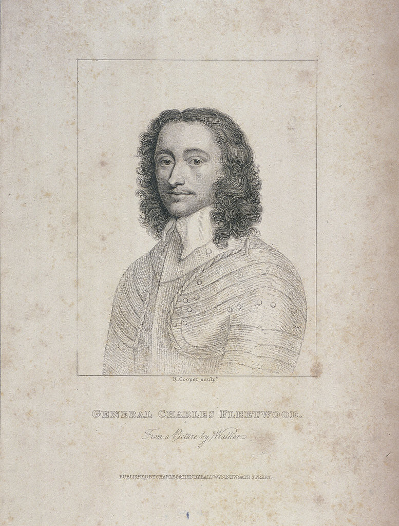 Detail of General Charles Fleetwood by R Cooper