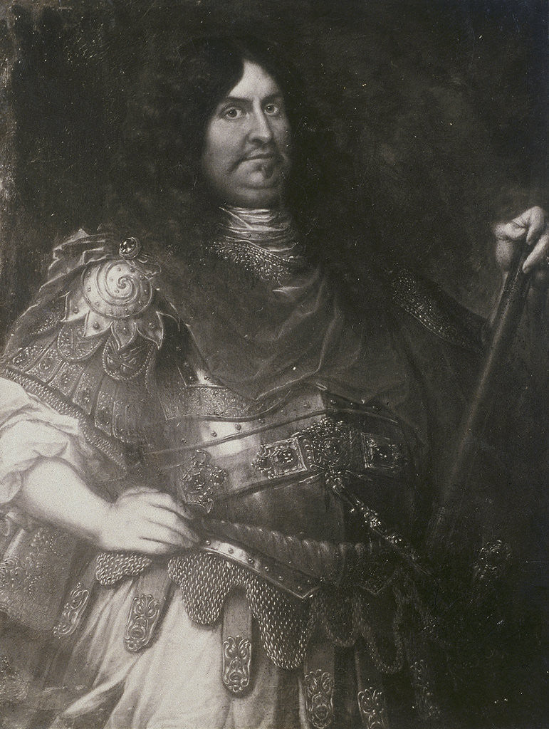 Detail of General George Fleetwood in armour by Anonymous