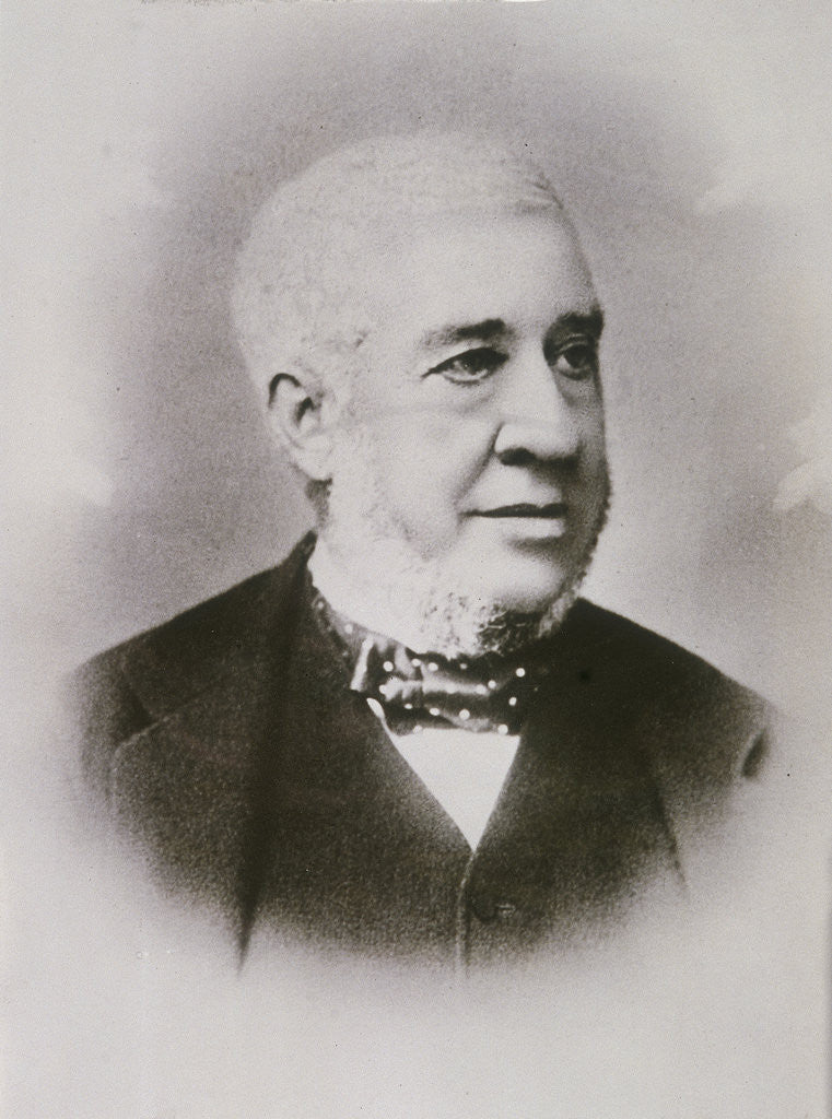 Detail of Vignetted portrait of Charles Gassiot by Anonymous