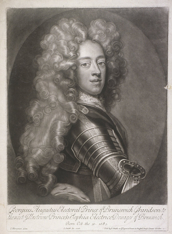 Oval portrait of George II, King of Great Britain posters & prints by ...