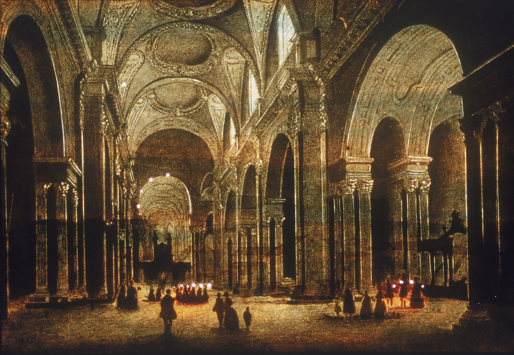 Detail of Interior view of St Paul's Cathedral by Anonymous