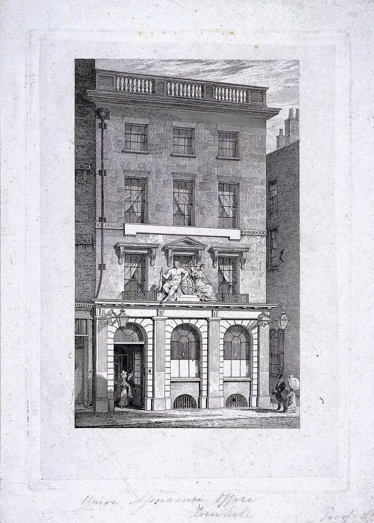 Detail of Union Assurance office, Cornhill, London by Samuel Rawle