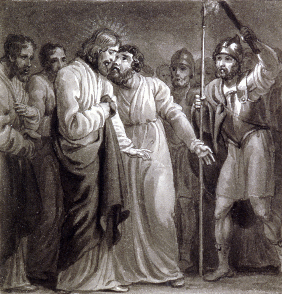 Detail of The Betrayal of Christ by Henry Corbould